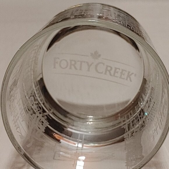 Forty Creek City Rocks Glass TORONTO Map Limited Edition Canadian Whisky - Picture 1 of 4